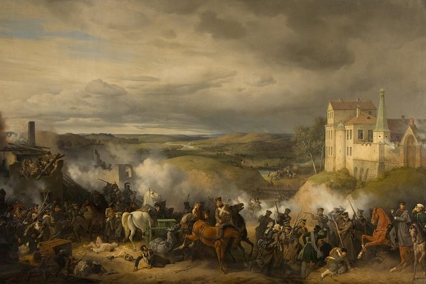 Петер фон Гесс «Сражение под Малоярославцем 12 октября 1812 года», 1851 год