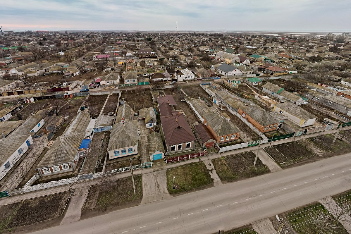 Вид на Геническ, Херсонская область