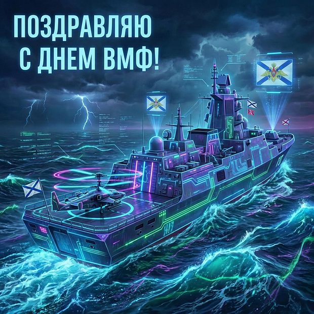 Открытки с Днем ВМФ
