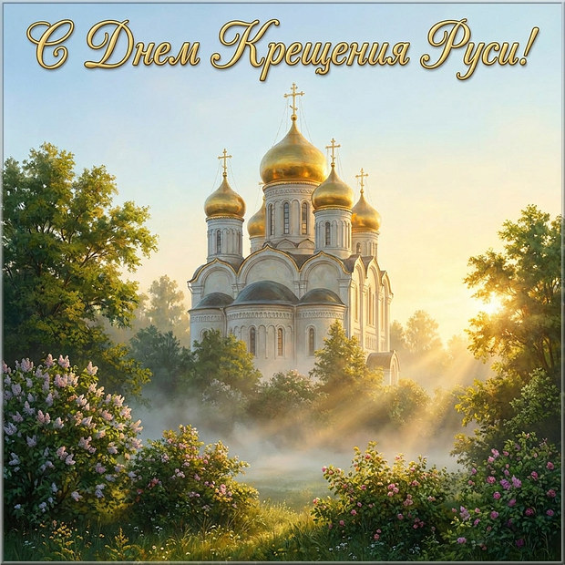 Поздравление с Днем Крещения Руси
