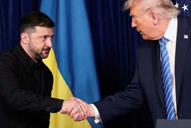 Владимир Зеленский и Дональд Трамп